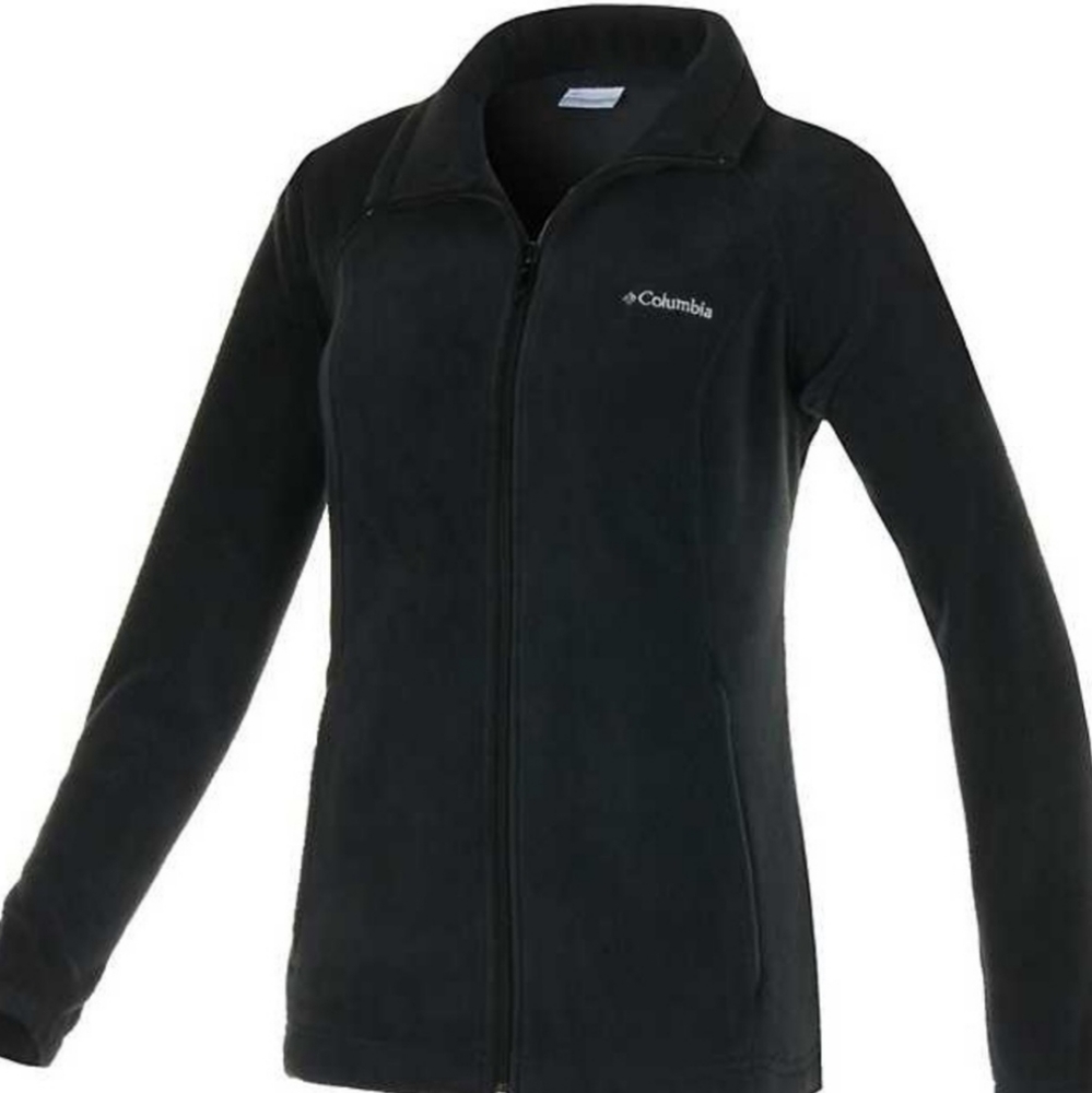 Columbia Black Fleece Zip up Jacket